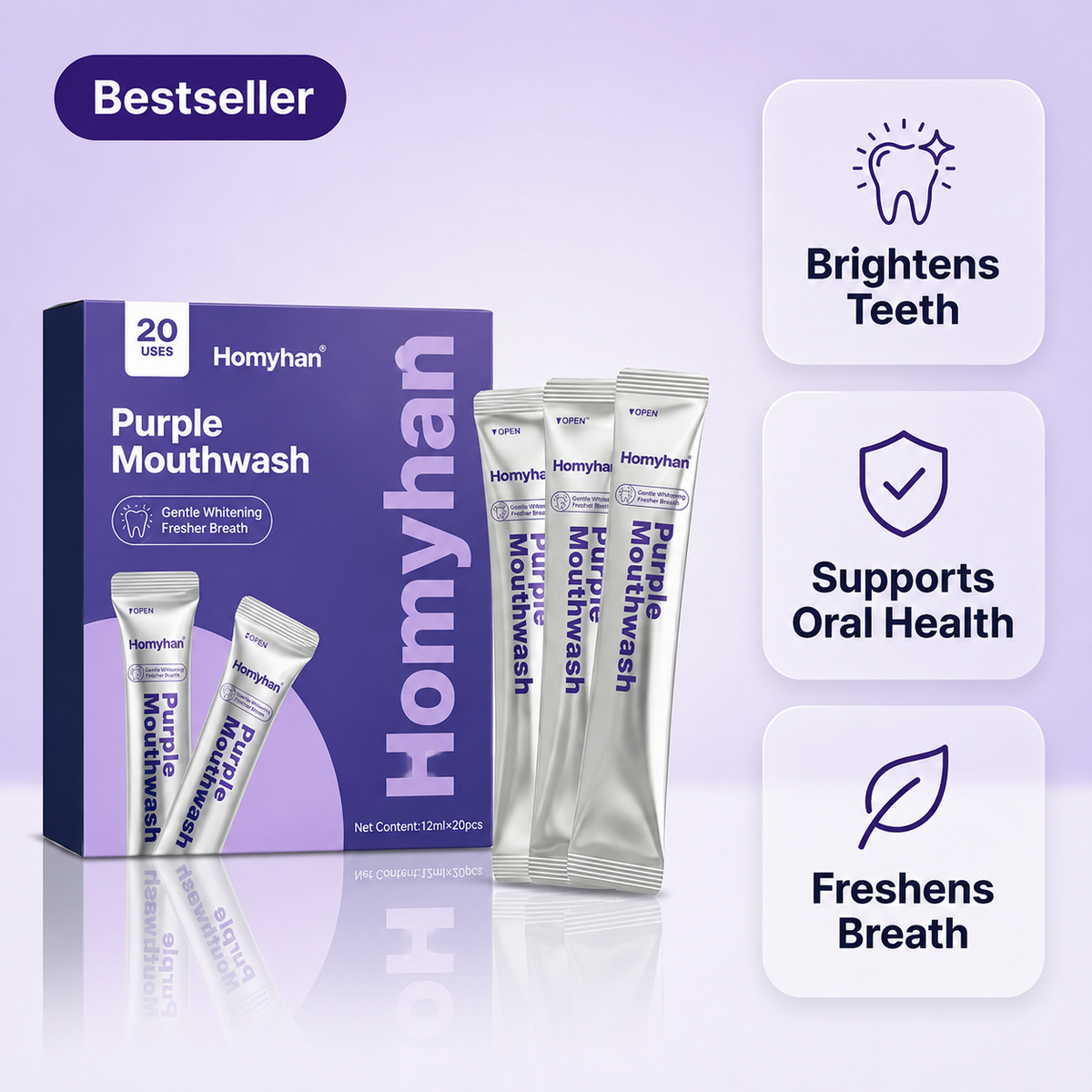 A Brighter-Looking Smile Starts in 30 Seconds 💜