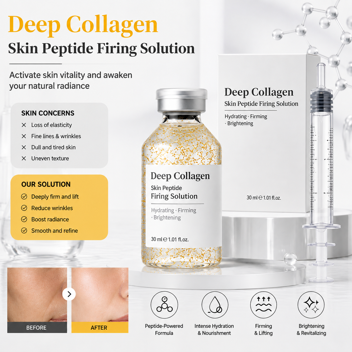 Lightweight Renewing Serum for Dry, Less Firm Mature Skin