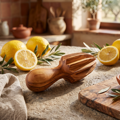 Lemon Juicer (Olive wood)