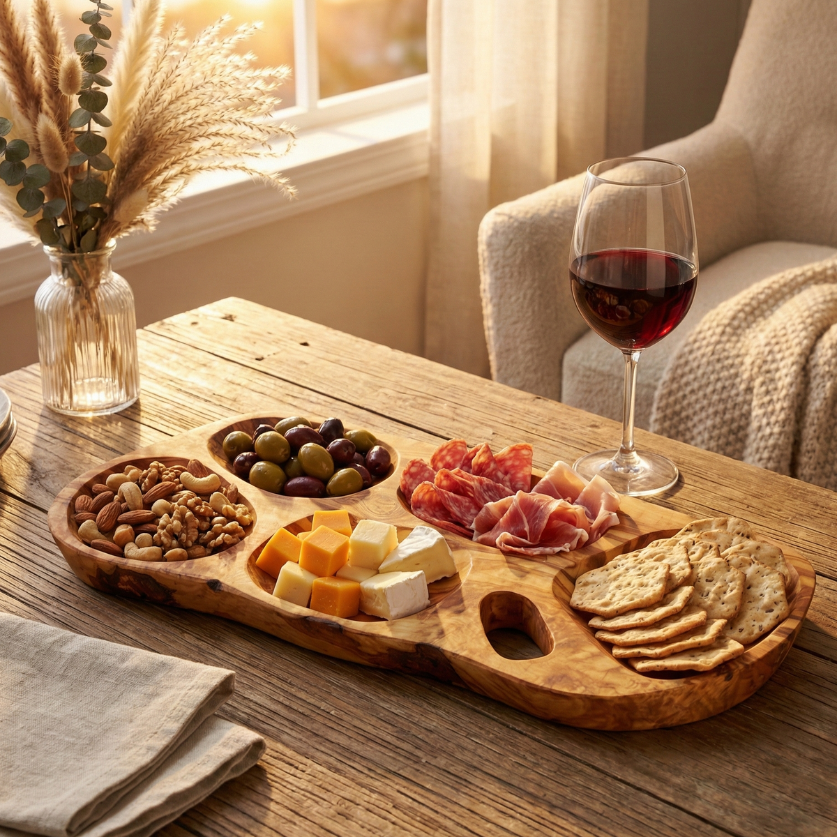 Serving Snacks Tray (Serving Board)