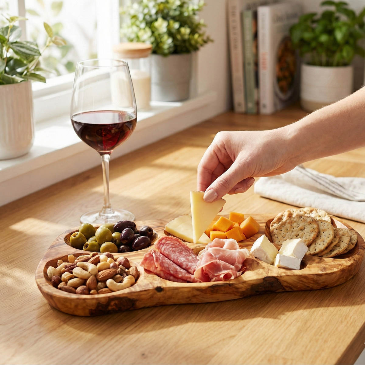 Serving Snacks Tray (Serving Board)